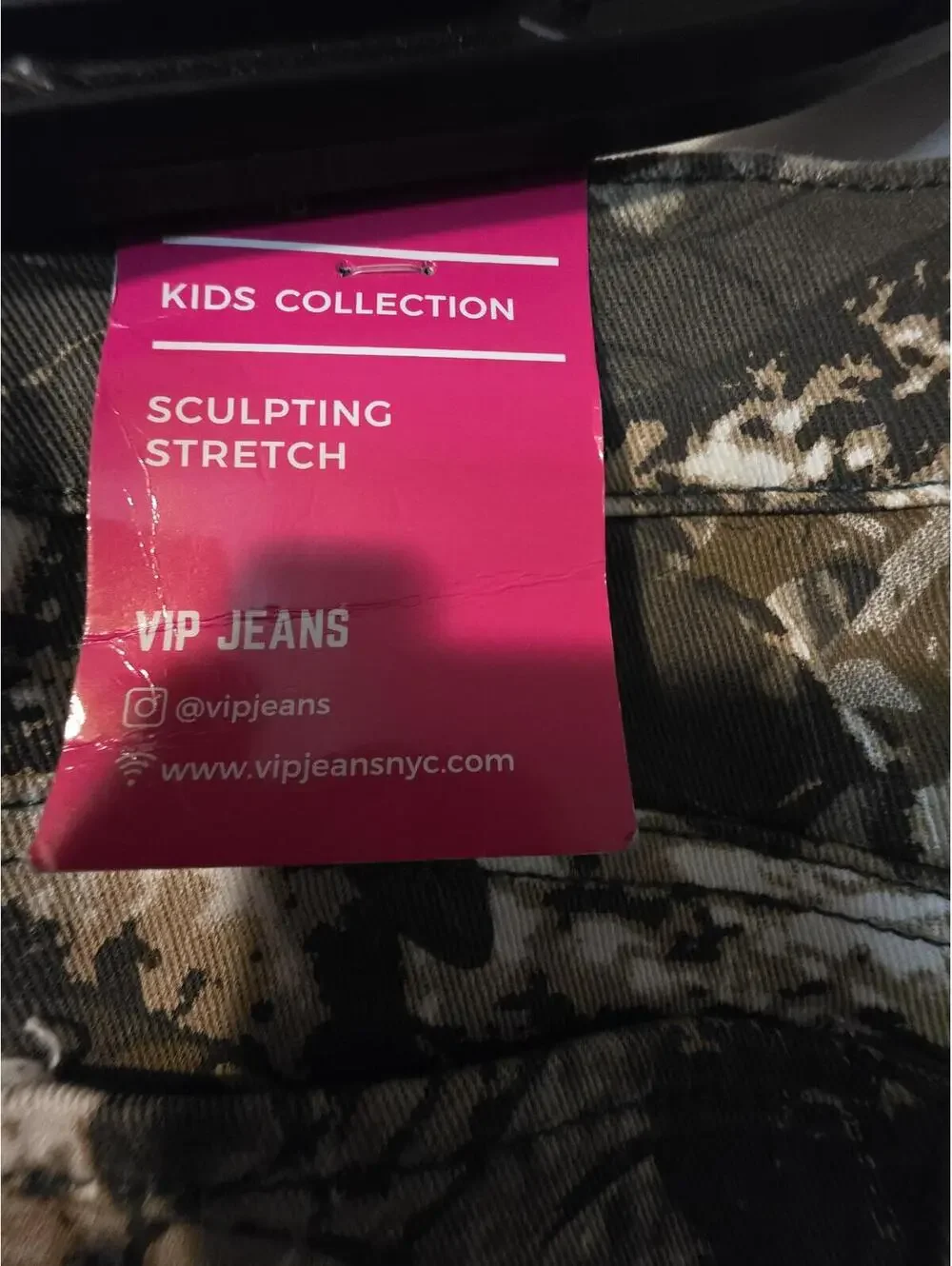 V.I.P. Teen Size 16 Camouflage Cargo Pants